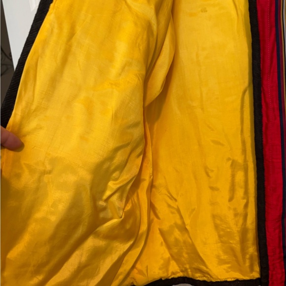 Bold Red and Yellow Ethnic-Inspired Jacket - Picture 7 of 9